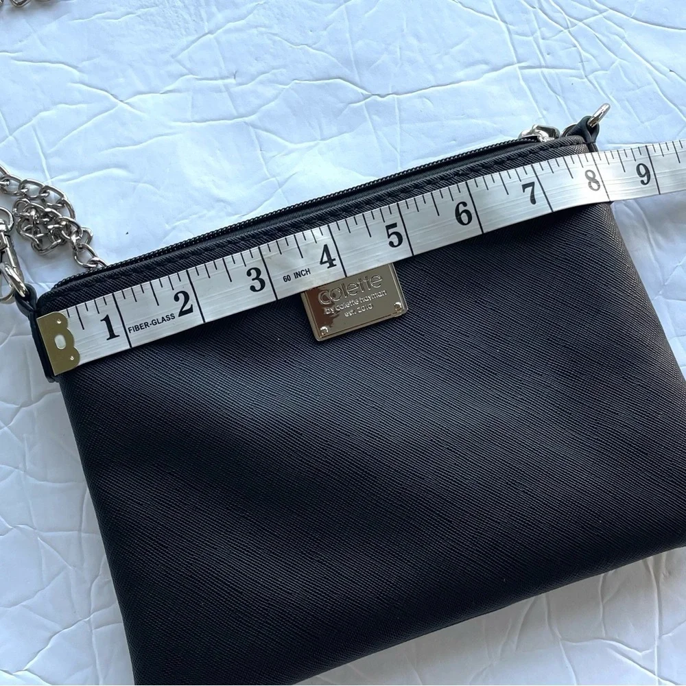 Colette Hayman Chain Strap Crossbody Bag Clutch Purse